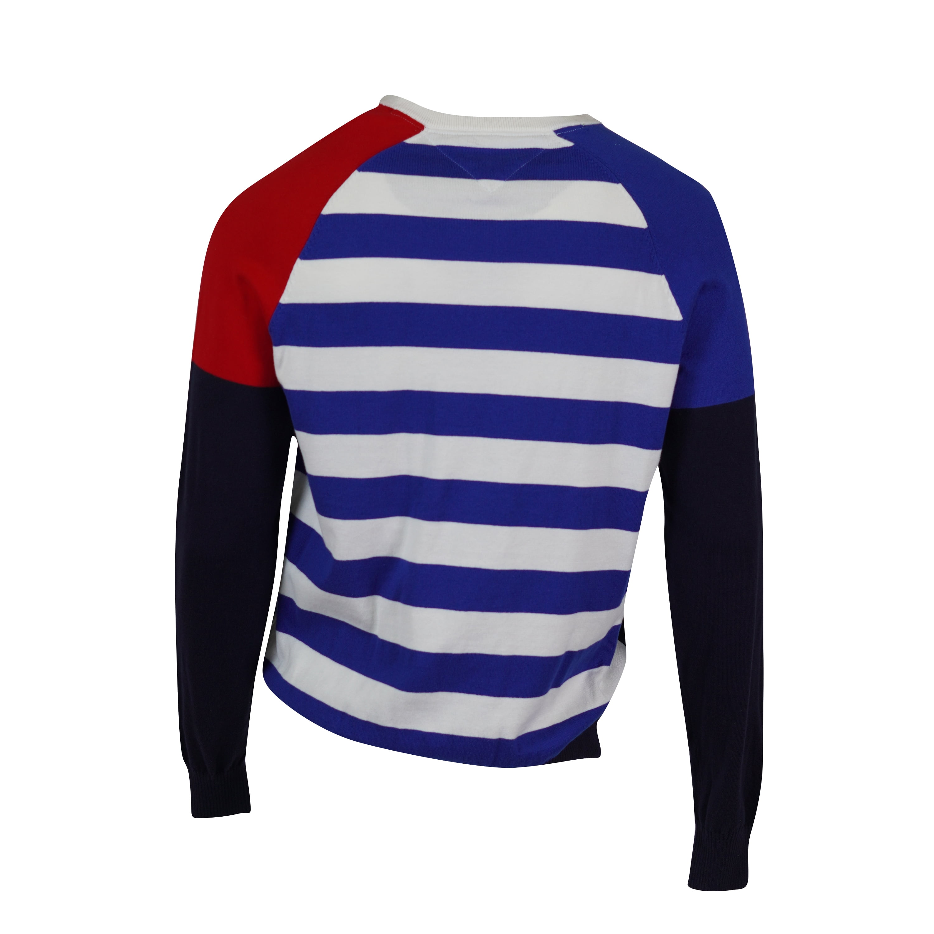 Ventilere Andet gås Tommy Hilfiger Men's Color Block Long Sleeve Sweater Navy Blue Red Size  Large - Walmart.com