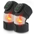 thumbnail image 1 of YUANBO Electric 3-in-1 Cordless Heated Massager with Heat for Knee Elbow Shoulder Wrap with 3 Vibration & Heating Modes (2 Pack), 1 of 8