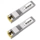 thumbnail image 1 of 2X MóDulo 10G SFP+ MóDulos SFP de Cobre 10GbE Puerto ÓPtico Convertido A Puerto Ethernet RJ45 MóDulo Transceptor Gigabit 1000M, 1 of 5