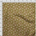 thumbnail image 4 of oneOone Viscose Jersey Dark Olive Green Fabric Floral Sewing Fabric By The Yard Printed Diy Clothing Sewing Supplies 60 Inch Wide, 4 of 4