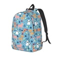 thumbnail image 1 of Disketp Cute Dog Mochila de Lona Estampada, Mochila Escolar de Viaje Ligera para Estudiantes y Portátil-Small, 1 of 3
