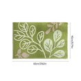 thumbnail image 3 of XEOVHV Green Leaf Non Slip Bathroom Rugs, Cute Plant Absorbent Bath Mat, Funny Botanical Floor Bathmat Washable Small Bath Matt Bathroom Decor-16''x24'', 3 of 9