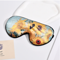 thumbnail image 3 of Van Gogh Printed Eye Mask Sunflower Shade Sleeping Eye Mask Vintage Portable High-Value Eye Masks, 3 of 4