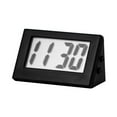 thumbnail image 5 of yuksok 2pcs Mini Electronic Desktop Clock Portable Mute Table Clock Battery Powered, 5 of 5