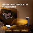thumbnail image 5 of INITIO Indoor Space Heaters, 1500W Fast Heating Portable Heaters with Remote&APP Contorl, PTC Ceramic Heater for Bedroom, 12H Timer, Overheat Protection for Home Office, White, 5 of 8
