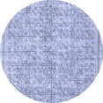 thumbnail image 1 of Ahgly Company Indoor Round Oriental Blue Industrial Area Rugs, 8' Round, 1 of 4