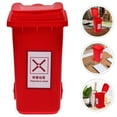 thumbnail image 1 of Minkissy Mini Recycling Bin Red PP Pen Holder for Dormitory Use 1Pack, 1 of 5