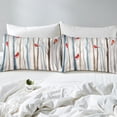 thumbnail image 4 of Erosebridal Cardinal Bird Bed Sheets Set Full Size, Birch Tree Bedding Set, Lightweight, 4-Piece, 4 of 6