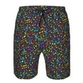thumbnail image 3 of Pofeuu Musical Notes Prin Men's Swim Trunks Quick Dry Bathing Suit Swimming Board Shorts Mesh Lining Beach Swimwear-Large, 3 of 6
