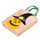 thumbnail image 2 of Bolsa de mano de Halloween de tela de yute con asa, 4 patrones, bolsas de Acción de Gracias para almacenamiento de trucos y golosinas, calabaza, 2 of 14