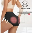 thumbnail image 2 of VASLANDA Women Padded Butt Panties Seamless Butt and Hip Enhacncer Mid-waisted Shaper Underwear, 2 of 6