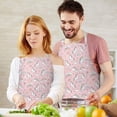 thumbnail image 3 of Unicorn Rainbow Cloud Moon Star Apron-Garden Aprons for Women with Pockets-Cotton Linen Waterproof Kitchen Cooking Gardening Aprons Adjustable for Kitchen,Cooking,BBQ and Salon 33x27 Inch, 3 of 7