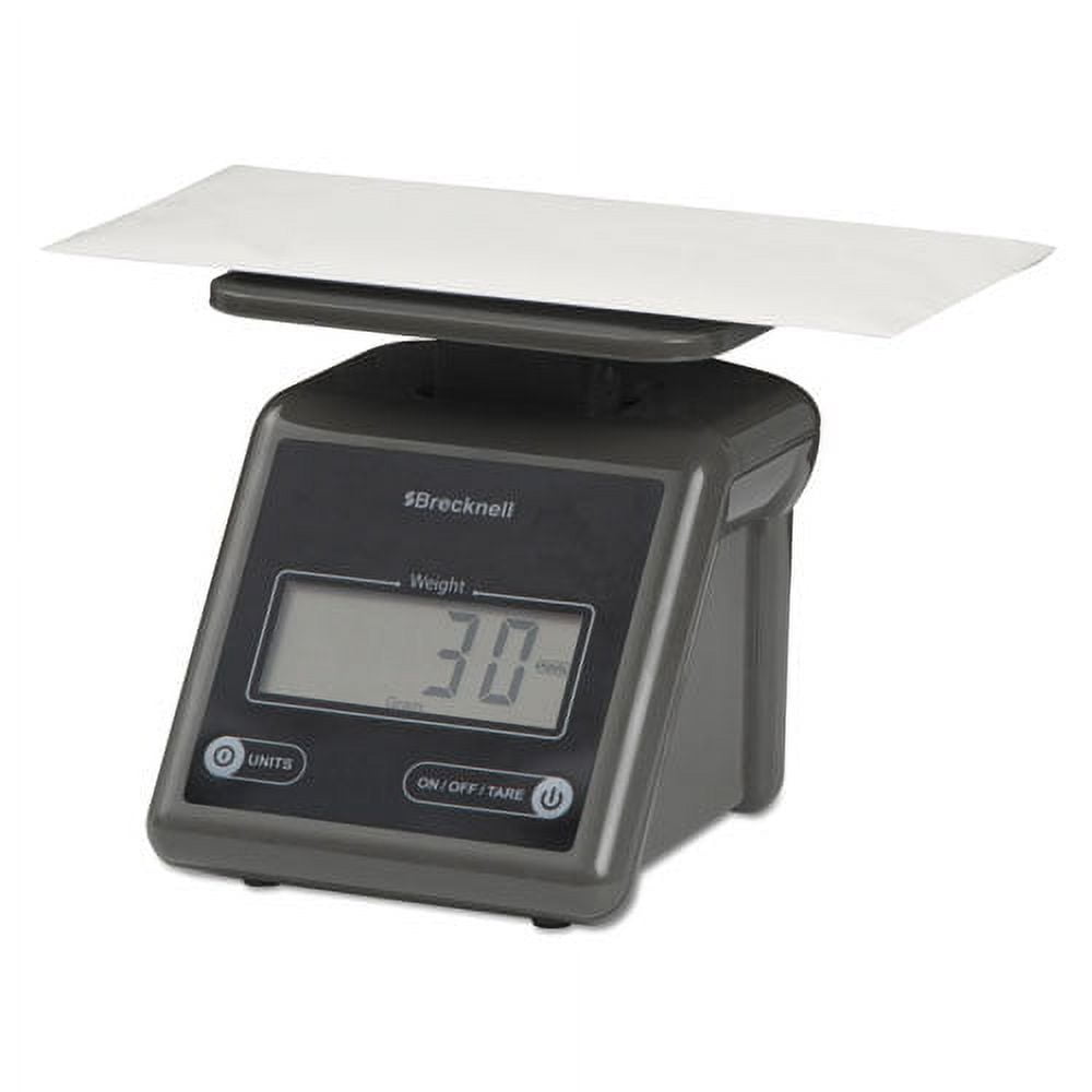 Electronic Postal Scale, 7 Lb Capacity, 5 1/2 X 5 1/5 Platform, Gray | Bundle of 5 Each