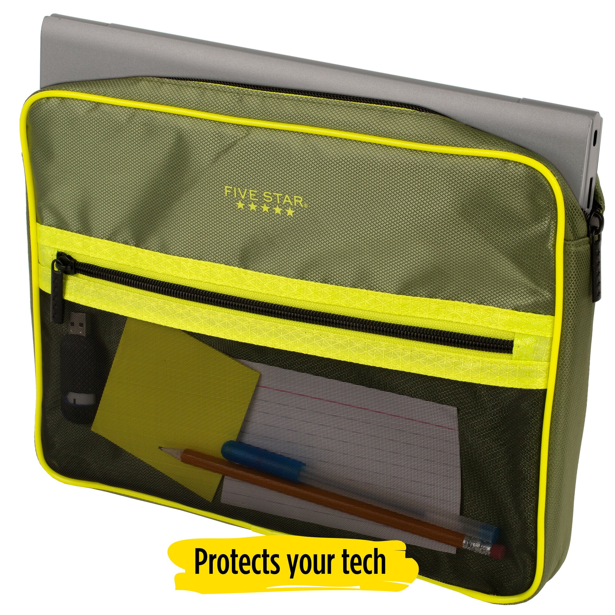 Five Star 3 Sewn Zipper Binder Plus Removable Padded Case 850 Sheet Capacity