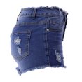 thumbnail image 3 of Women's Summer Ripped Jean Shorts Stretch Skinny Denim Shorts Beach Casual Women Shorts, 3 of 7