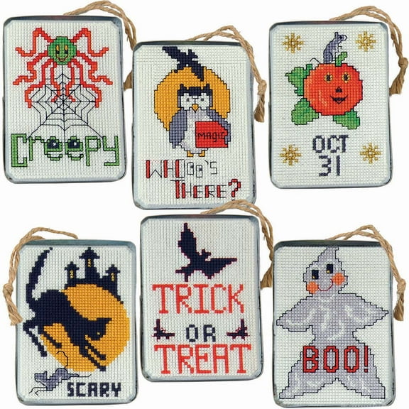 Herrschners® Spooky Kooky Ornaments Counted Cross-Stitch Kit