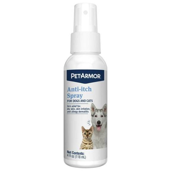 PETARMOR Anti-Itch Spray for Dogs and Cats, 4 oz