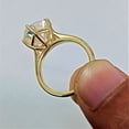 thumbnail image 3 of Heart Cut Moissanite Engagement Ring Moissanite Solitaire Ring Gold Plated Anniversary Gift Ring Moissanite Promise Ring For Women, 3 of 5