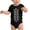 Black, variant on Baby football one-piece romper, Funny Baby bodysuit, Graphic Baby Jumpers - Black CA165FOOTBALL S8 3-6