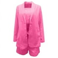 thumbnail image 3 of Birdeem Ensemble pour Femmes, Cardigan Manteau Uni à Manches Longues avec Poches, Gilet et Short, 3 of 12