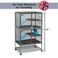 thumbnail image 4 of Mid West Ferret Nation Double Unit With Stand, 4 of 7
