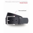 thumbnail image 3 of First Mfg Co - Leather Belt for Men, Work Belt for Men Heavy Duty, Daily Wear for Jeans Pants, Top Notch Material Perfect Fit (Black B16001-32), 3 of 4