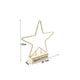 thumbnail image 2 of Toystoory Ramadán Modelado Luz Eid Decoración Luz Tira de hierro Adorno Lámpara Lámpara de Mezquita Luna Estrella Hogar Amor para Iluminación y accesorios Numero 3 Toystoory HA024758-03, 2 of 6