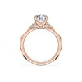 thumbnail image 2 of 2.15 Carat Genuine Round Cut Moissanite Halo Ring for Engagement Gift Solid 18K Rose Gold Size 11.5 by Diamond-Capitals, 2 of 8