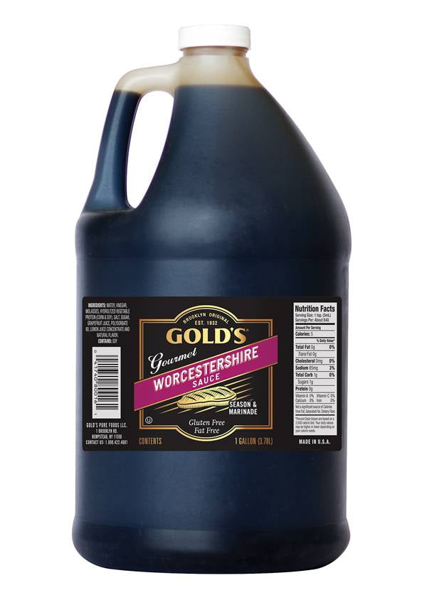 Gold's Pure Food Dry Worcestershire Sauce Case 4gal (PACK OF 1