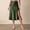 Green, variant on Skirts for Women Skirt Womens Satin High Waist Midi Skirt with Slit and Elastic Waistband for Everyday Styling Green M