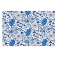 thumbnail image 2 of Blossom Flower Blue Floral Place Mats Table Mats for Outdoor Tables Desk Halloween Gifts Cute Funny Kitchen Table Mats, 2 of 5