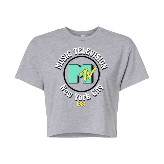 MTV - New York Logo - Juniors Cropped Tee