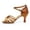 Brown, variant on Womens High Heels Adjustable Ankle Strap Chunky Heel Sandals Open Toe Prom Party Strappy Pumps Outodoor Slide Shoes Silver 7
