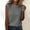#428-Gray, variant on Women's Sleeveless Tops for Women Round Neck Denim Patchwork Waffle Solid Color Loose Fit Tank for Home Daily Gift