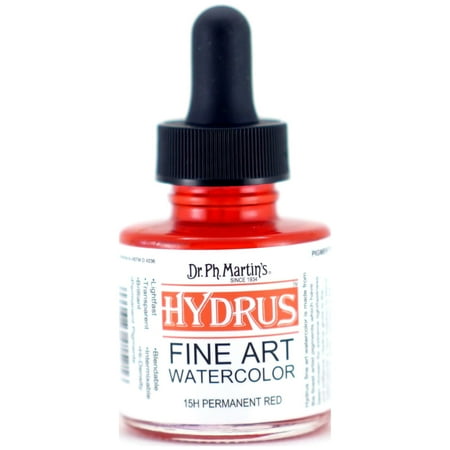 UPC: 0090385415216 | Dr. Ph. Martin s Hydrus Fine Art Watercolor  1.0 oz  Permanent Red (15H)