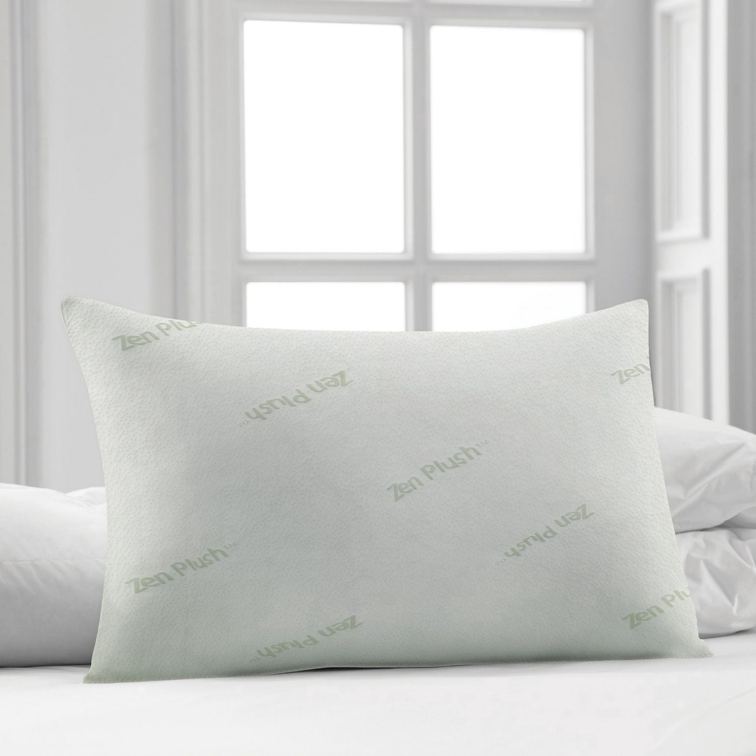 Oreiller en tricot imprégné de bambou Serta Zen Plush
