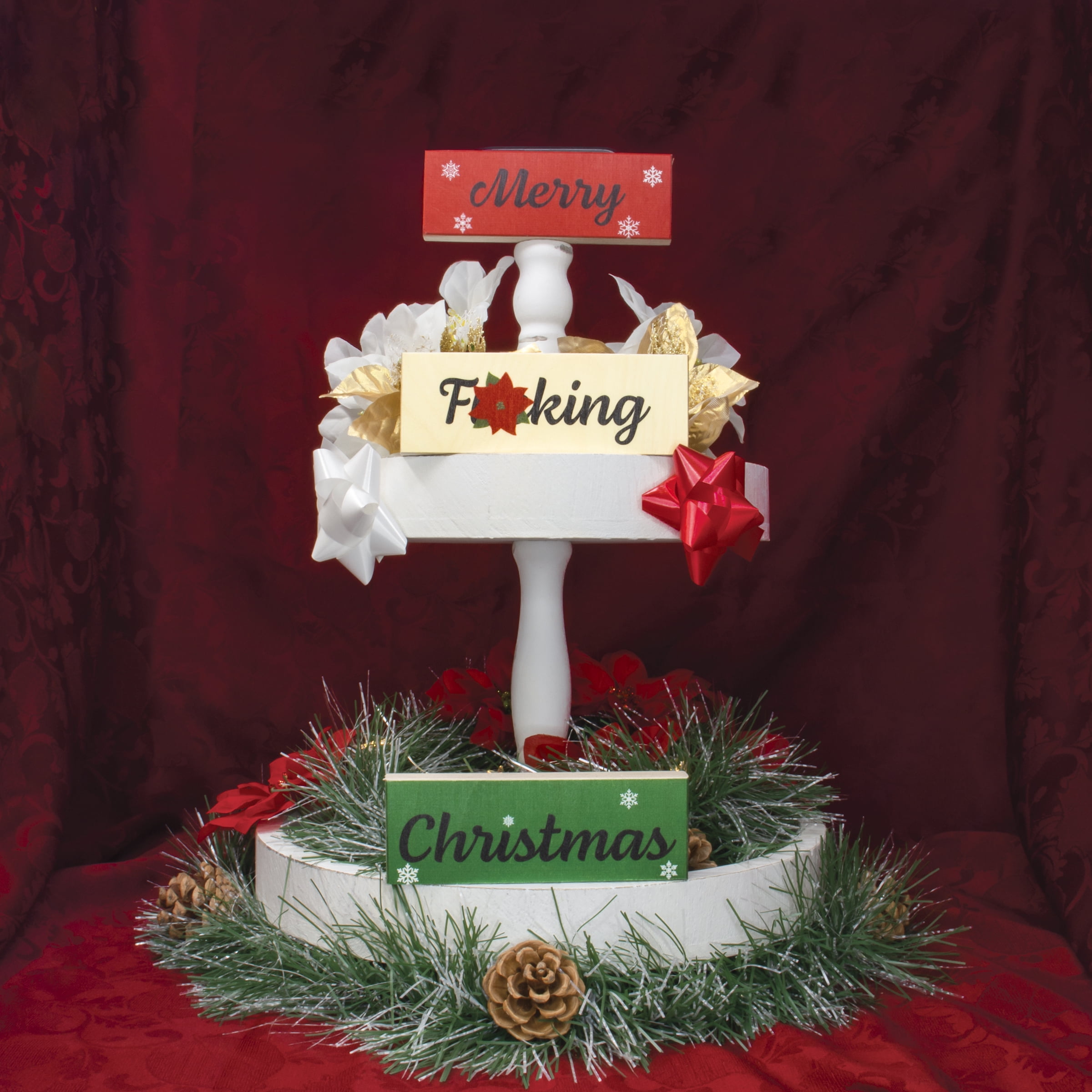 Funny Grandma Christmas Gift Ideas  Funny Christmas Signs & Decorations –  Gia Roma