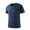 Dark Blue, variant on Men's Technical Quick Dry Athletic T-Shirt Top Ice Silk Cooling Crew Neck Short Sleeve Workout Shirt, Big & Tall Moisture Wicking Performance Tee for Training