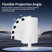 Small Projector with Wifi 6 and BT 1080P Projector 270° Adjustable Auto Keystone Home Projector Projector for Laptop PC Smartphone