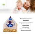 thumbnail image 3 of Orgone Pyramid,Chakra Resin Healing Meditation Power Stone Pyramid for Positive Energy, 3 of 8