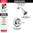 thumbnail image 5 of Delta Foundations Monitor 13 Series Shower Trim - BT13210 - Chrome, 5 of 6