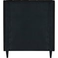 thumbnail image 5 of Meridian Furniture Eva Black Velvet Upholstered Twin Bed, 5 of 8