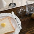thumbnail image 4 of TEXIJUSO Premium 7" Louise Butter Knives: Set of 4, 18/10 Stainless Steel, Dishwasher Safe and Rust-Resistant (Hammered), 4 of 7