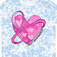thumbnail image 4 of Inktastic Breast Cancer Awareness Pink Ribbon Around Heart T-Shirt, 4 of 5