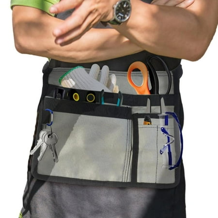 

Ipretty Gardening Belt Durable Gardening Tool Waist Bag Belt Tool Belt Pouch with Multiple Pockets Tool Apron Construction Tool Belt Carpenter Belt for Men Women diplomatic