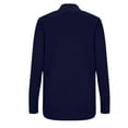 thumbnail image 5 of ClodeEU Women's Knit Cardigan,Long Sleeve Open Front Sweaters Cardigan,Loose Casual Lightweight Cardigan Blue,Womens Plus M, 5 of 6