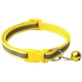 thumbnail image 2 of 2-Pack Empreinte de Pas et Réfléchissant Collier de Chat avec Cloche de Base Chien Chat Boucle Réglable en Polyester Chien Collier Ou Ceintures de Sécurité, 2 of 3