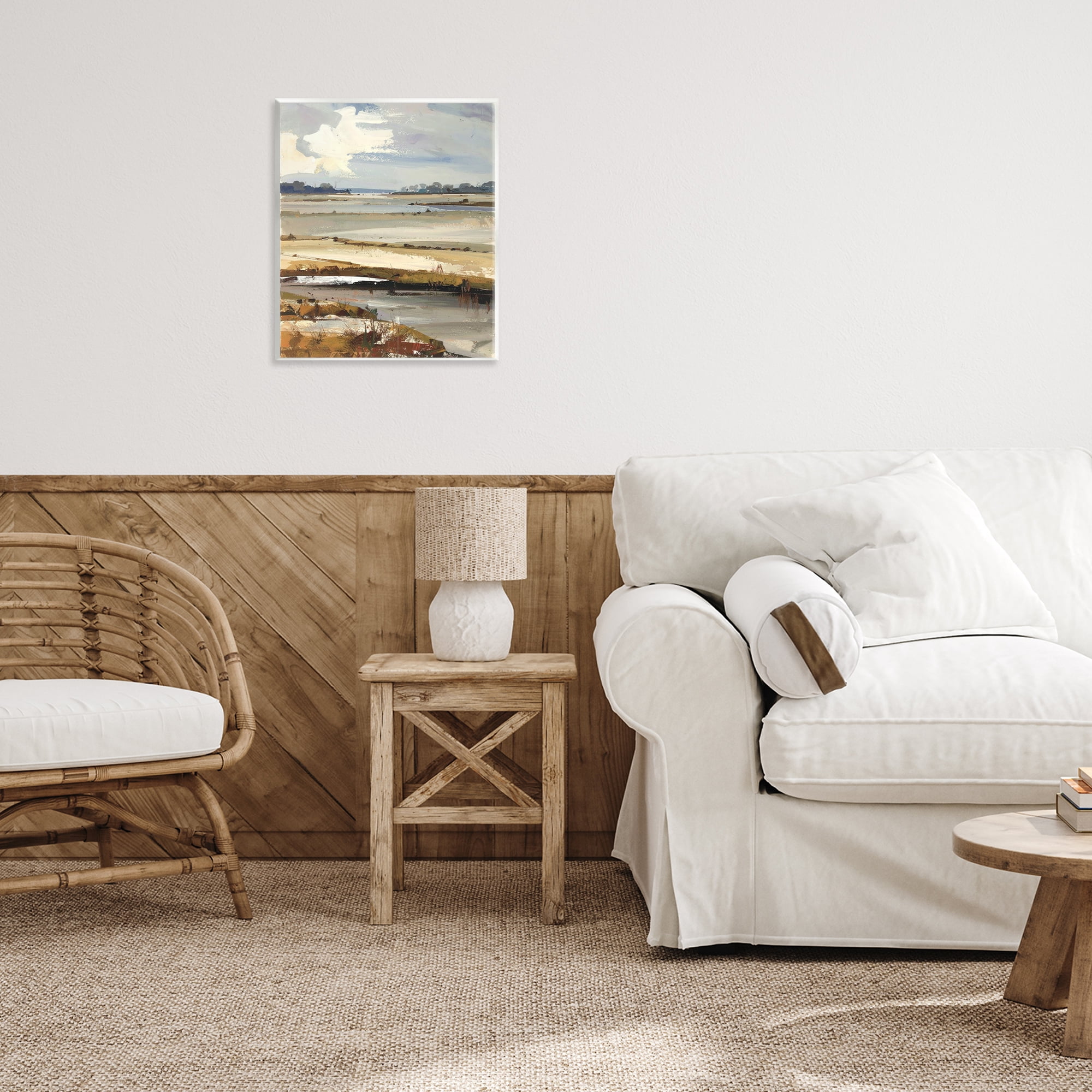 Stupell Industries Earthy Distant Horizon Wall Plaque Art, design by Alonza Saunders