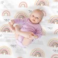 thumbnail image 3 of Rainbow Throw Blanket for Girls, Rainbow Blanket Throw Baby Girl Crib, Soft Cozy Flannel Rainbow Blanket Kids, Fluffy Fleece Bohemian Rainbow Blankets for Newborn Daughter Gifts Sofa 50x60 Inch, 3 of 7