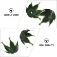 thumbnail image 3 of ColoMX 1 Set 50pcs Fake Sapon Rose Flower Receptáculos DIY Flor Calyxes Suministros (Verde), 3 of 7